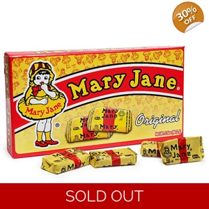 Necco Mary Jane 99g Theatre Box American Candy
